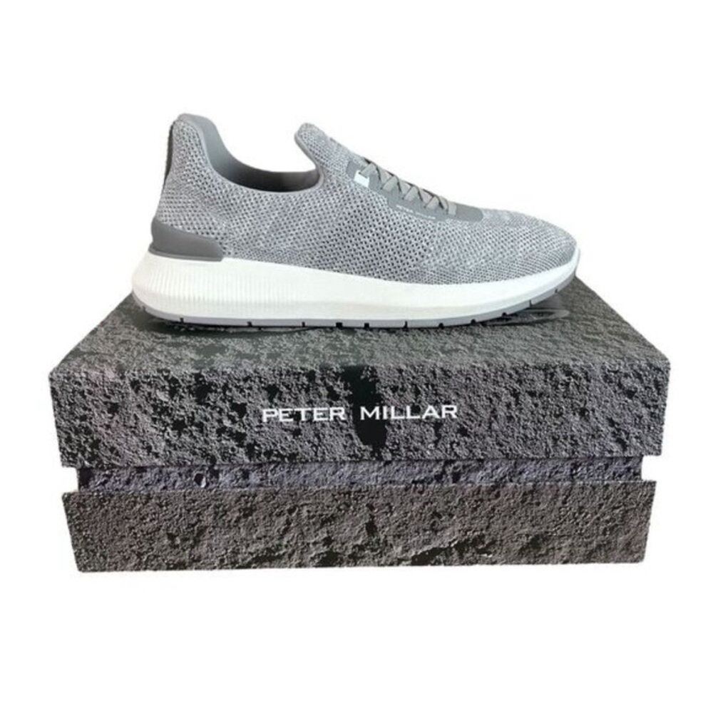 Peter Millar Hyperlight Apollo Sneaker Womens 7.5 Gray Slip On LF23EF11